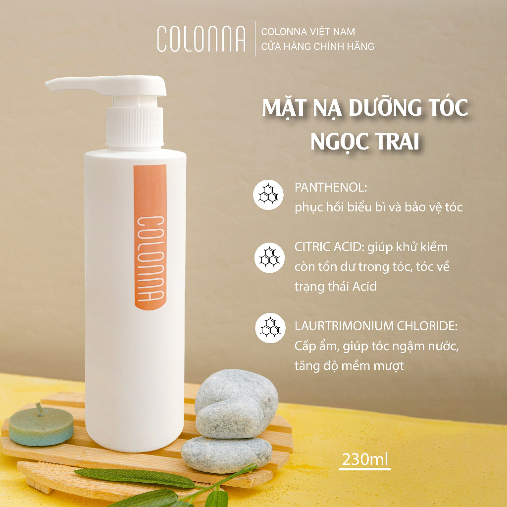 [Chính Hãng] Mặt Nạ Dưỡng Ngọc Trai - Detox Cho Mái Tóc