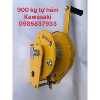 Tời quay tay 0.9 tấn Nhật Kawasaki tự hãm chất lượng hàng đầu tại Máy cầm tay NTT bảo hành dài hạn an toàn cao