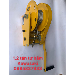 Tời quay tay 1.2 tấn tự hãm Nhật Kawasaki tại Máy cầm tay NTT bảo hành dài hạn với các ứng dụng khác nhau an toàn cao