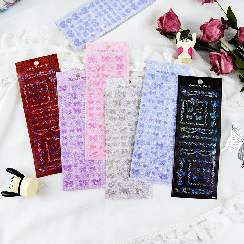 Sticker tấm hình nơ trang trí Toploader, Sổ
