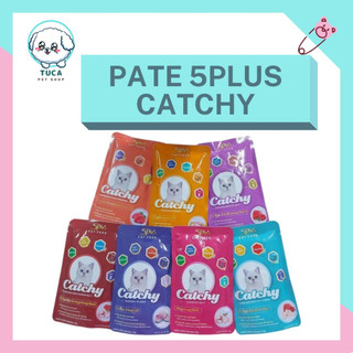 Pate cho mèo - pate 5plus catchy gói 70gr cho mèo - tuca pet shop