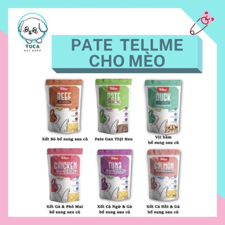 Pate cho mèo - pate tellme cho mèo gói 130gr - tuca pet shop