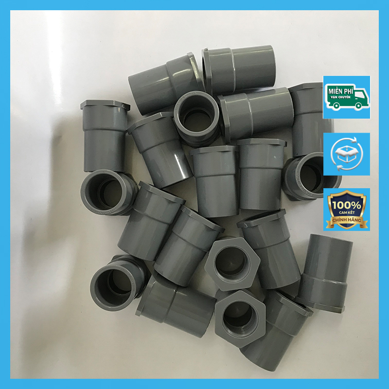 Nối ren trong 27 –  uPVC HOA SEN - loại dày