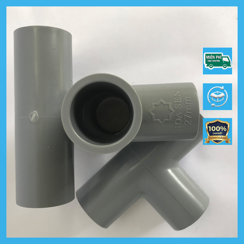 Tê 27 – Tê 27 uPVC HOA SEN - loại dày