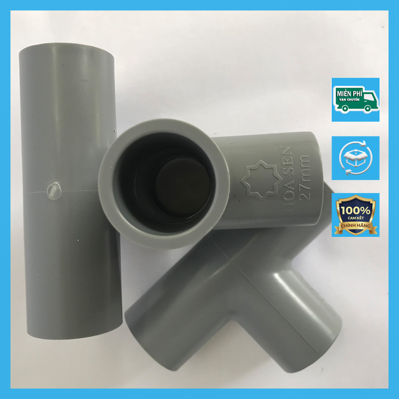 Tê 27 – Tê 27 uPVC HOA SEN - loại dày