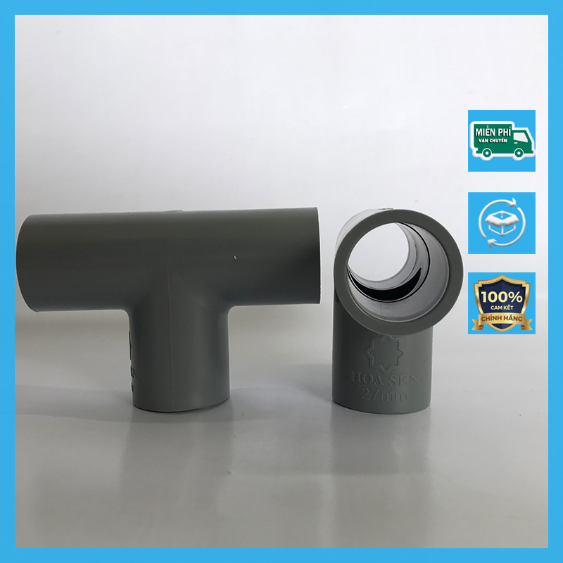 Tê 27 – Tê 27 uPVC HOA SEN - loại dày