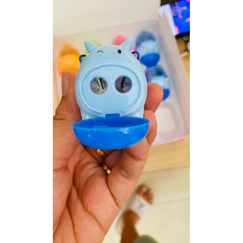 Chuốt gọt bút chì 2 lỗ hình con bò