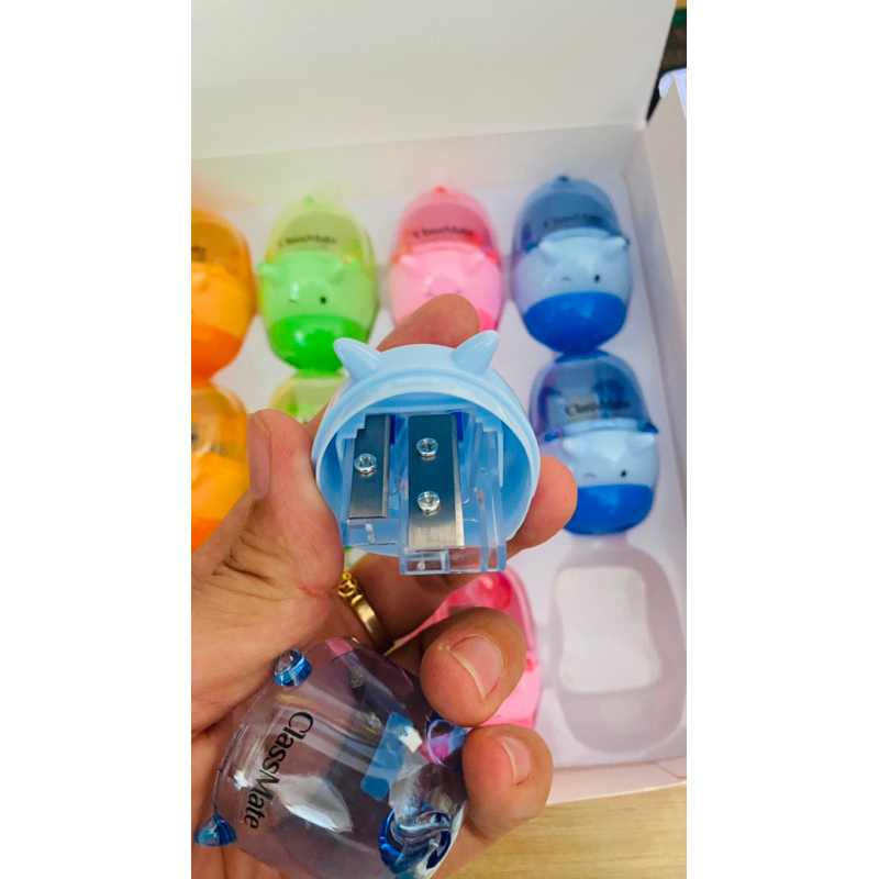 Chuốt gọt bút chì 2 lỗ hình con bò