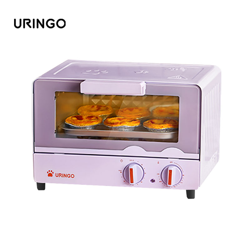 Lò nướng mini URINGO có chức năng nồi chiên không khí Cửa kính cường lực