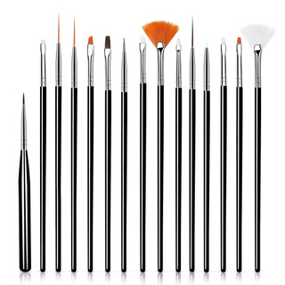 Bộ 15 cây cọ làm móng (freeship)