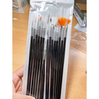 Bộ 15 cây cọ làm móng (freeship)