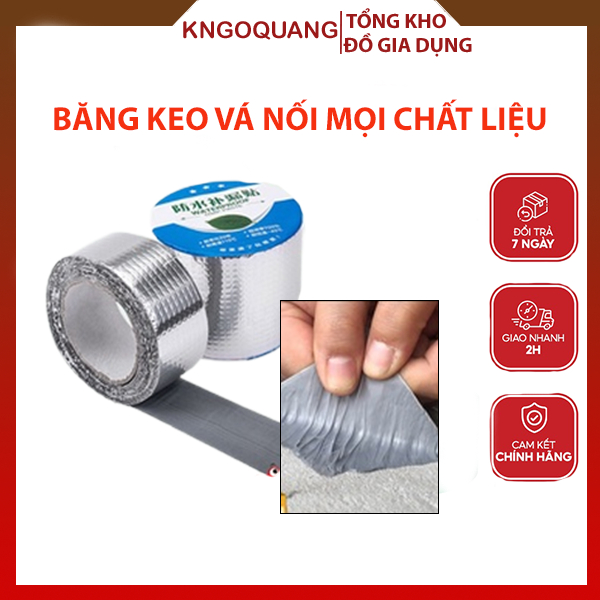 Cuộn 5 mét băng keo dán rộng 5cm/10cm - Miếng dán siêu dính - Miếng dán chống thấm nước - Keo chống dột TRAP PASTE (BKT)