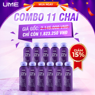 Combo 11 chai dung dịch vệ sinh phụ nữ tía tô ume 150ml