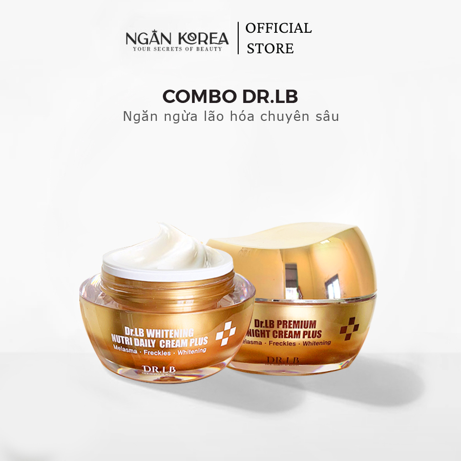 Combo sáng da mờ nám, tàn nhan DR.LB Hàn Quốc Ngân Korea 100ml
