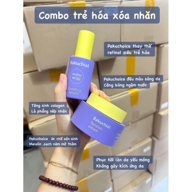 COMBO TRẺ HÓA XÓA NHĂN BAKUCHIOL