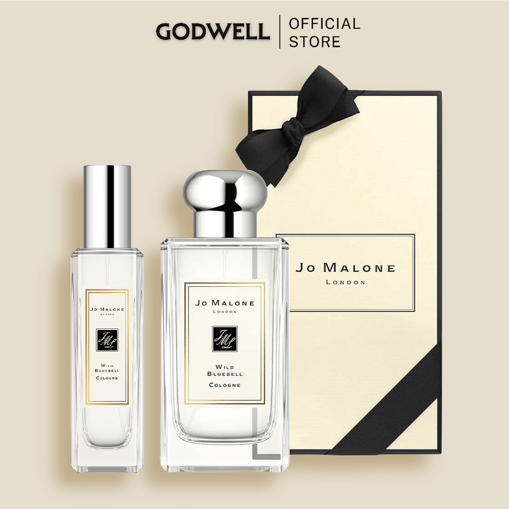 Nước hoa unisex Jo Malone Wild Bluebell 30ml/100ml (kèm hộp, nơ, túi giấy chính hãng)