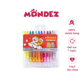Sáp tô màu dạng vặn / bút sáp vặn crayoz mondez, 12/18/24 màu