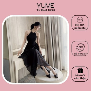 Đầm xòe cổ yếm siêu sang - yume y0716