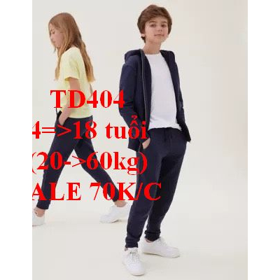 SALE 70K * Mã TD404: Quần nỉ Unisex bé trai, bé gái hàng VNXK dư xịn đét, mặt ngoài nỉ cotton