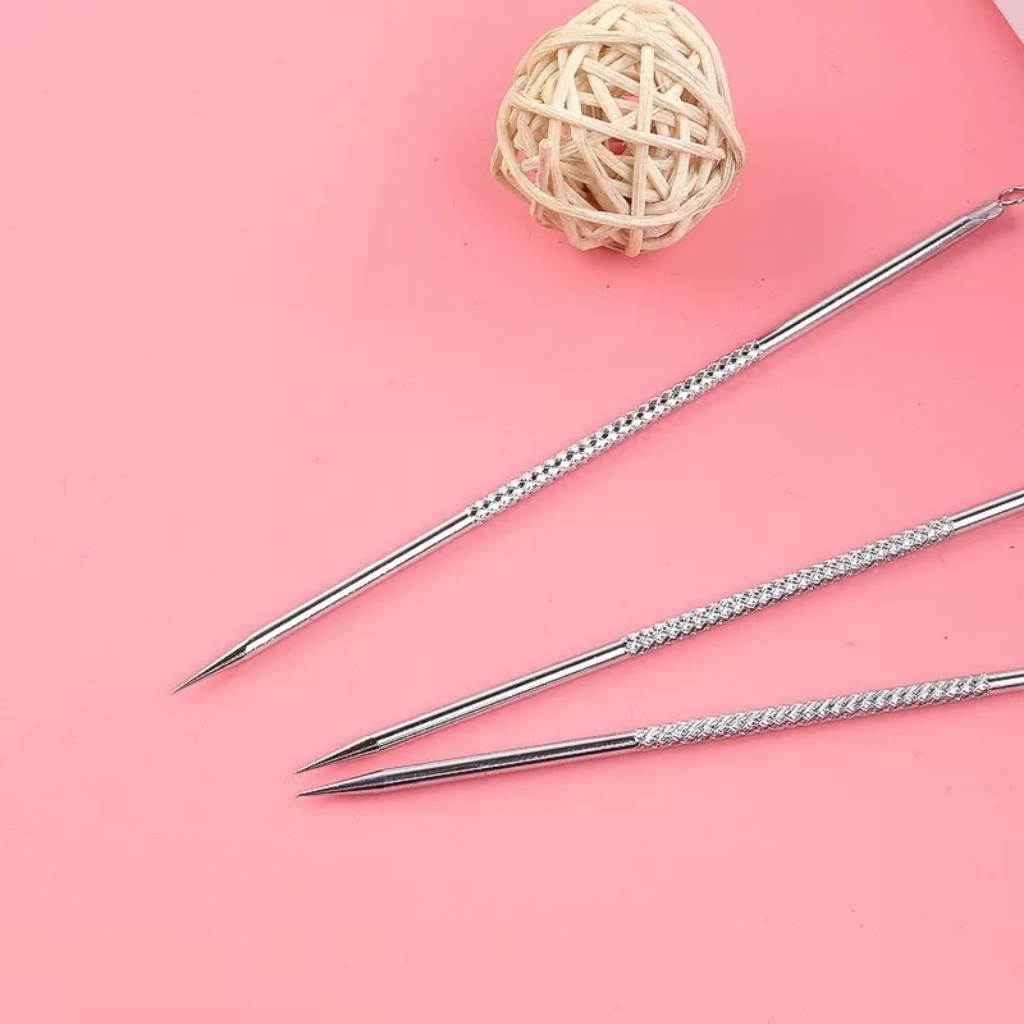 1 que nặn mụn đầu đen chất liệu inox bền đẹp giá rẻ, que nặn mụn spa