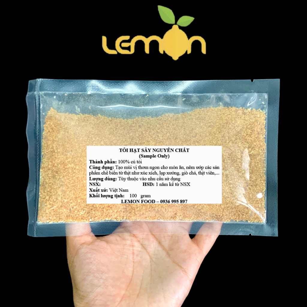 Tỏi hạt sấy khô nguyên chất 100% chuyên dùng cho giò chả, xúc xích, bánh tráng, muối chấm