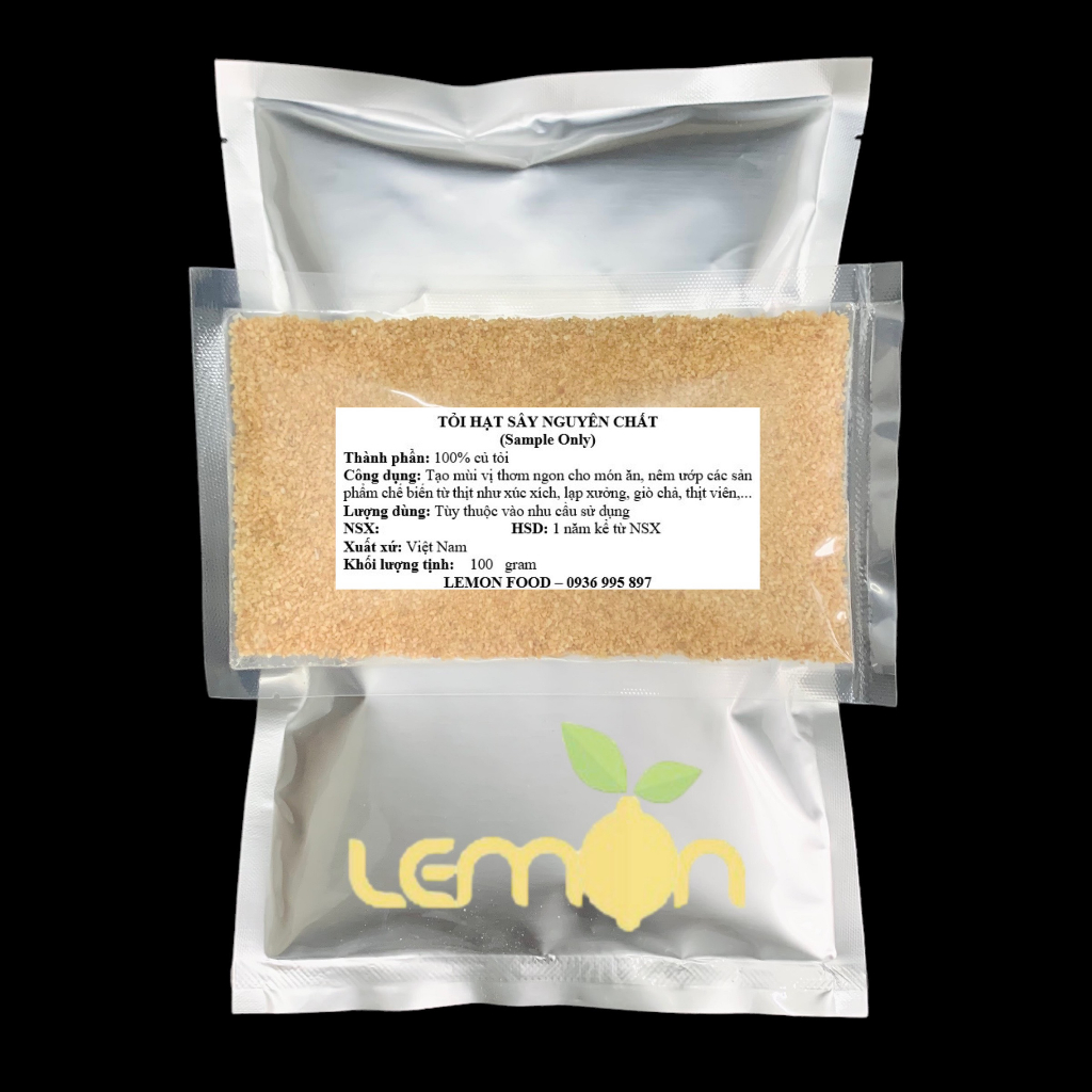 Tỏi hạt sấy khô nguyên chất 100% chuyên dùng cho giò chả, xúc xích, bánh tráng, muối chấm