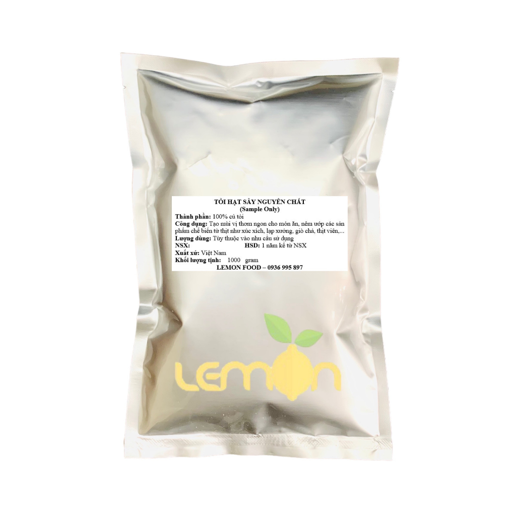 Tỏi hạt sấy khô nguyên chất 100% chuyên dùng cho giò chả, xúc xích, bánh tráng, muối chấm