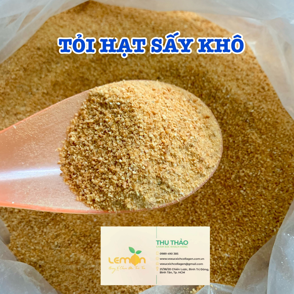 Tỏi hạt sấy khô nguyên chất 100% chuyên dùng cho giò chả, xúc xích, bánh tráng, muối chấm