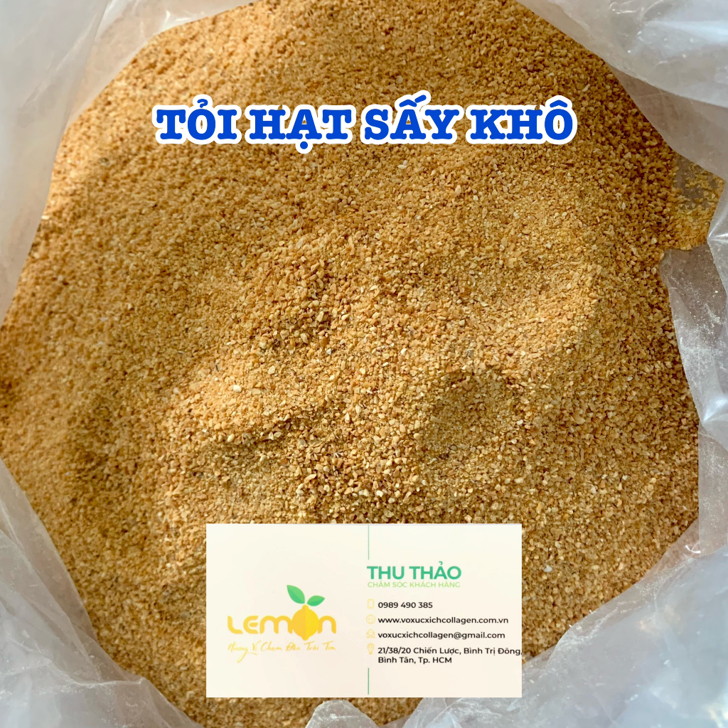 Tỏi hạt sấy khô nguyên chất 100% chuyên dùng cho giò chả, xúc xích, bánh tráng, muối chấm