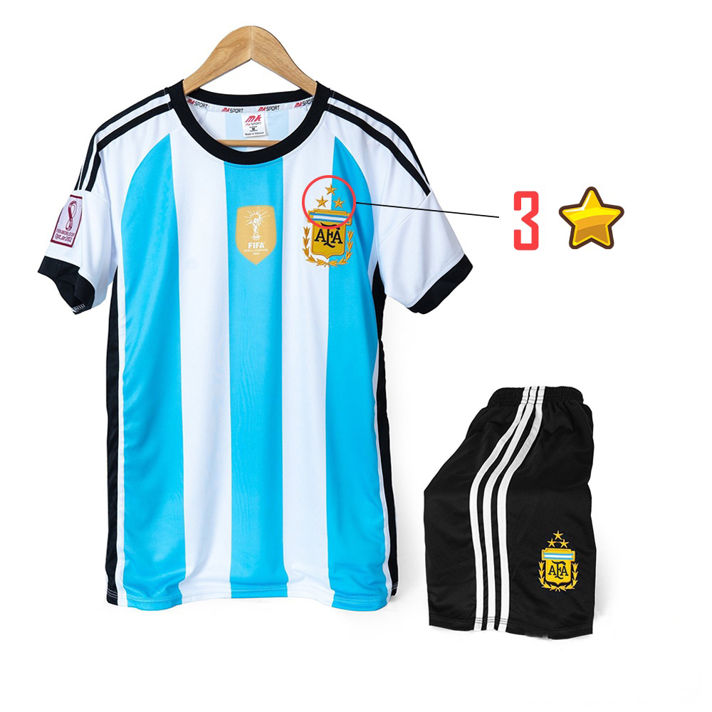 Áo bóng đá đội tuyển Argentina - NHIỀU MẪU - Bộ quần áo bóng đá mới