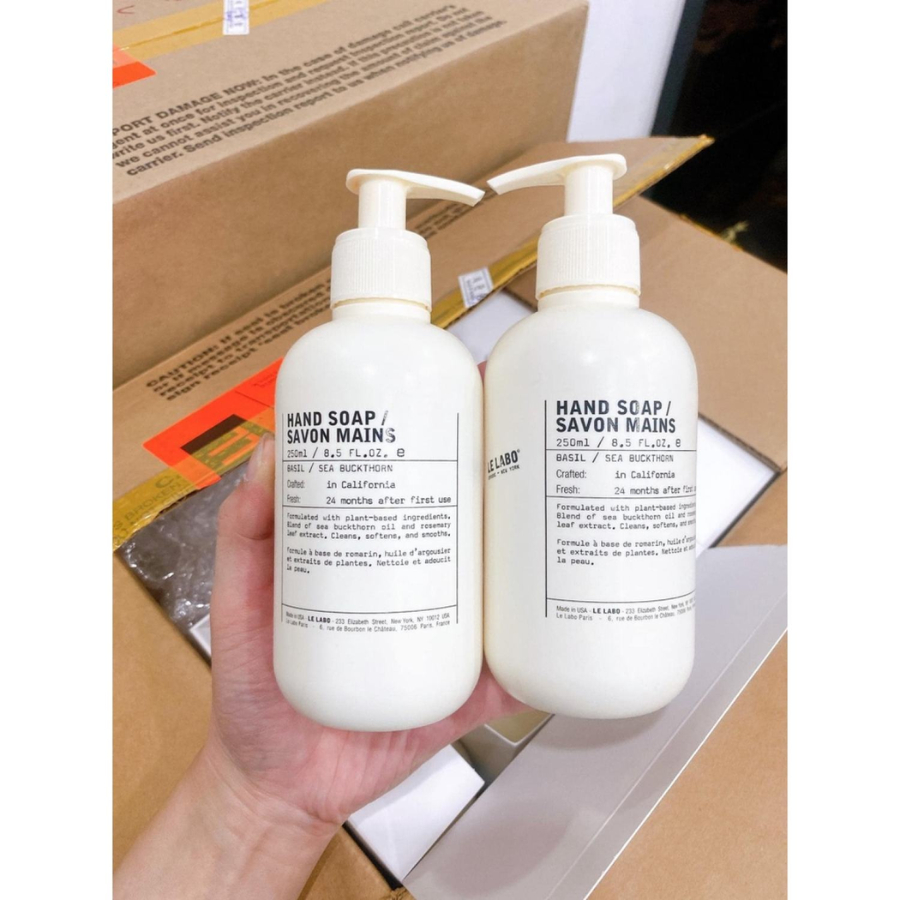 Nước rửa tay dịu nhẹ hương nước hoa cao cấp LE LABO Hand Soap 250ml