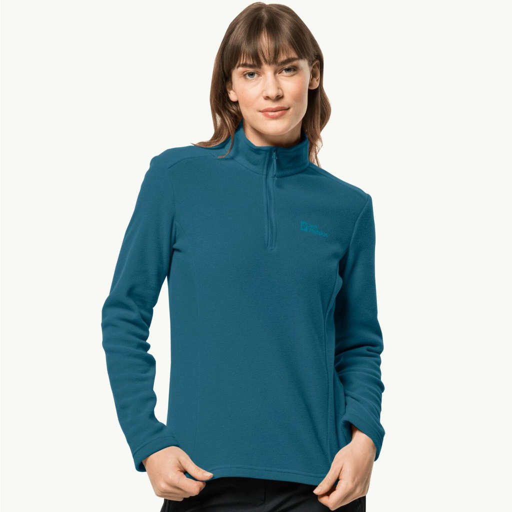 Áo khoác nỉ siêu nhẹ, siêu ấm Jack Wolfskin 1701301 Taunus Women’s Half Zip Fleece size S, L
