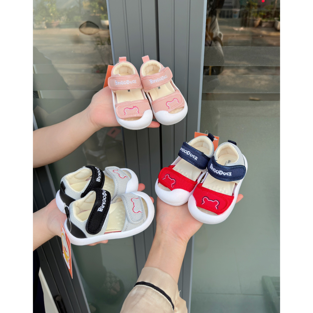 Sz13-20 Sandal rọ tập đi bé trai/bé gái phối 3 màu DC225