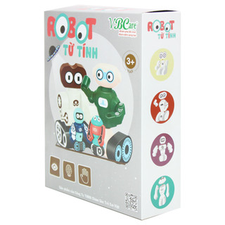 [Quà tặng không bán] - Đồ chơi xếp hình robot VBCare nam châm