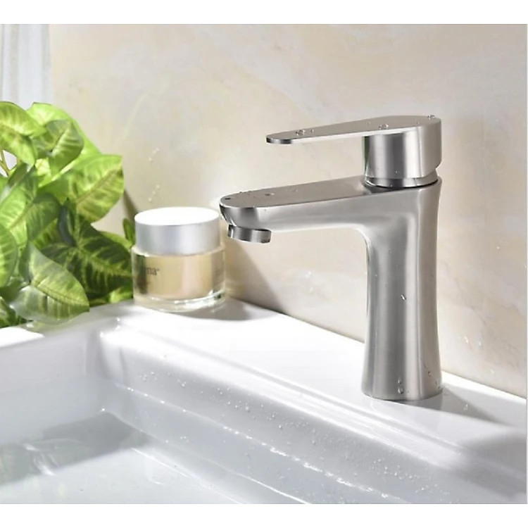 Vòi Lavabo Inox Lạnh 20cm