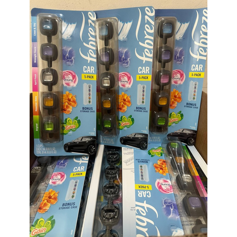 Nước Hoa Ô Tô Febreze Cao Cấp Kẹp Cửa Gió Điều Hòa Xe Hơi Febreze Car Vent Air Freshener (nhiều mùi)