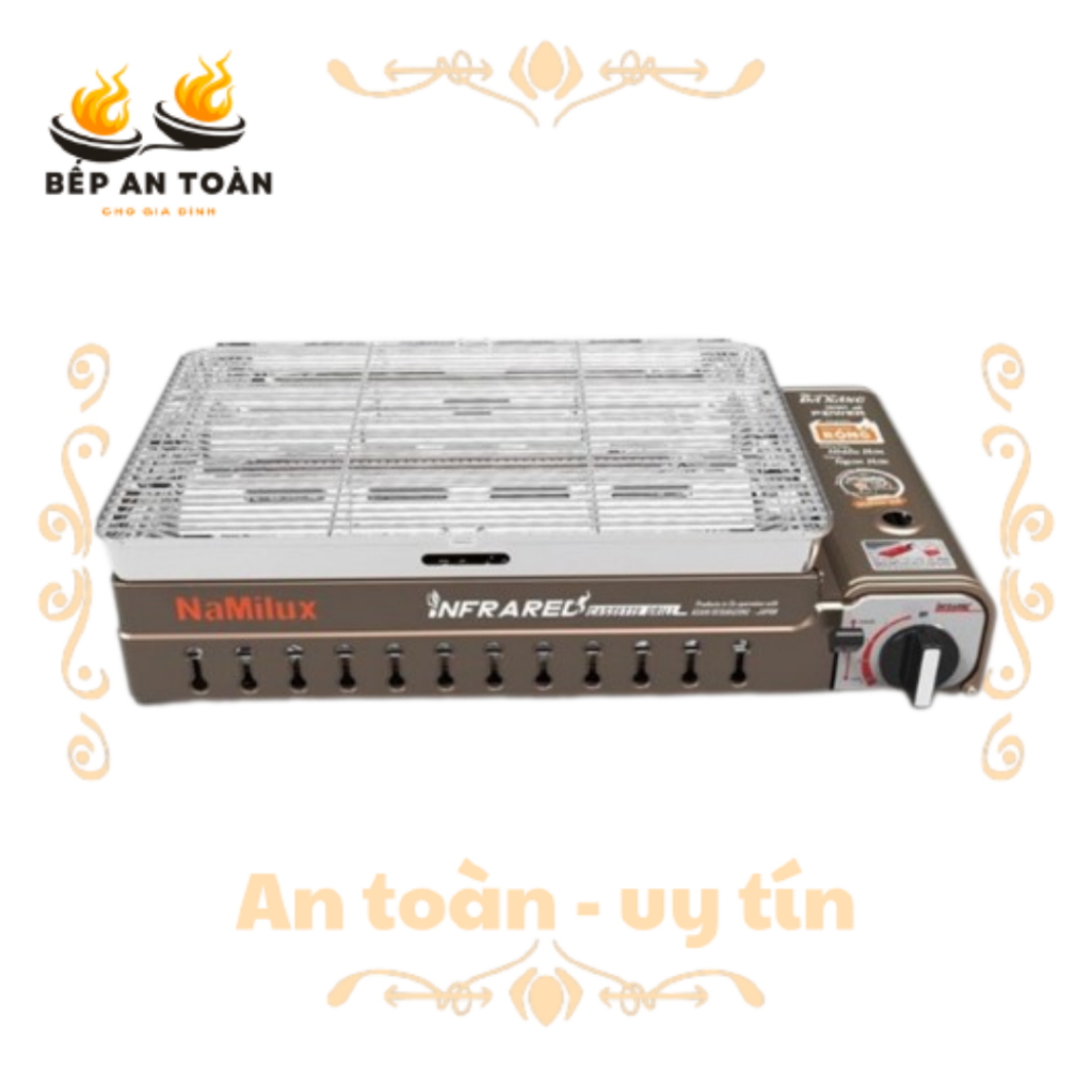 [HÀNG CHÍNH HÃNG][SẢN PHẨM AN TOÀN]Bếp Nướng gas mini Namilux GM2120PS