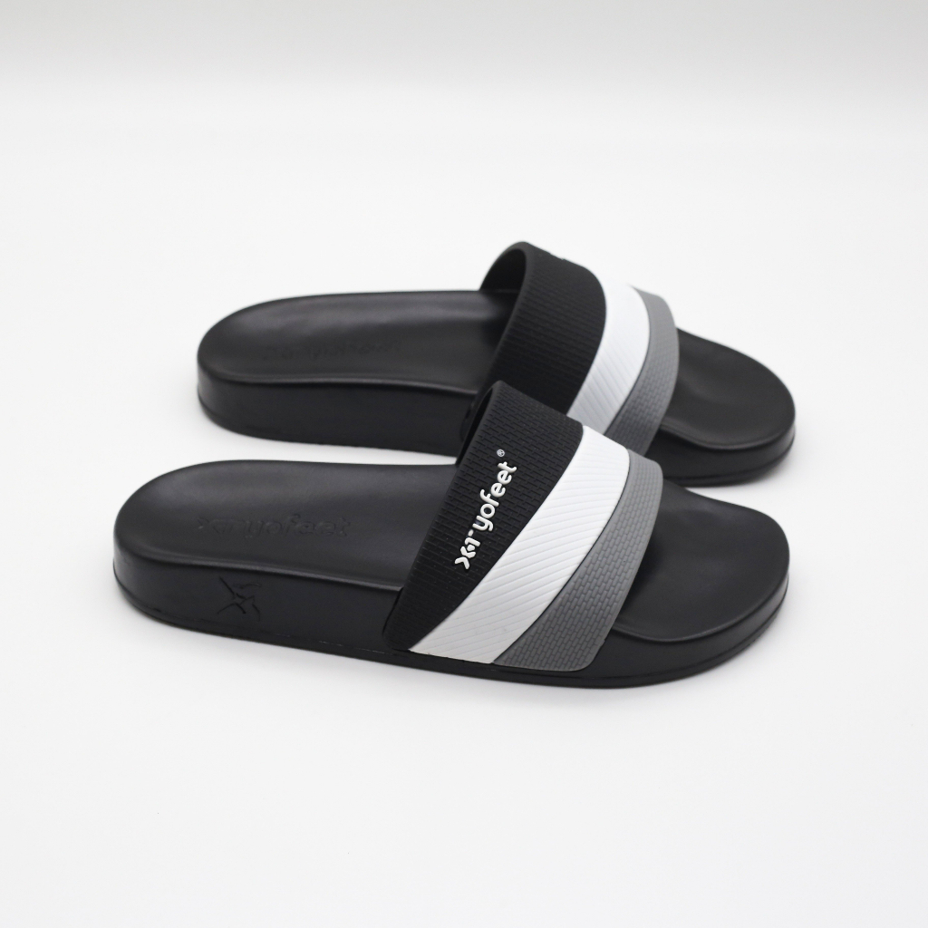 Dép nam quai ngang  thời trang YOFEET Cao Cấp - Dép nam nữ cao su siêu êm - siêu đẹp
