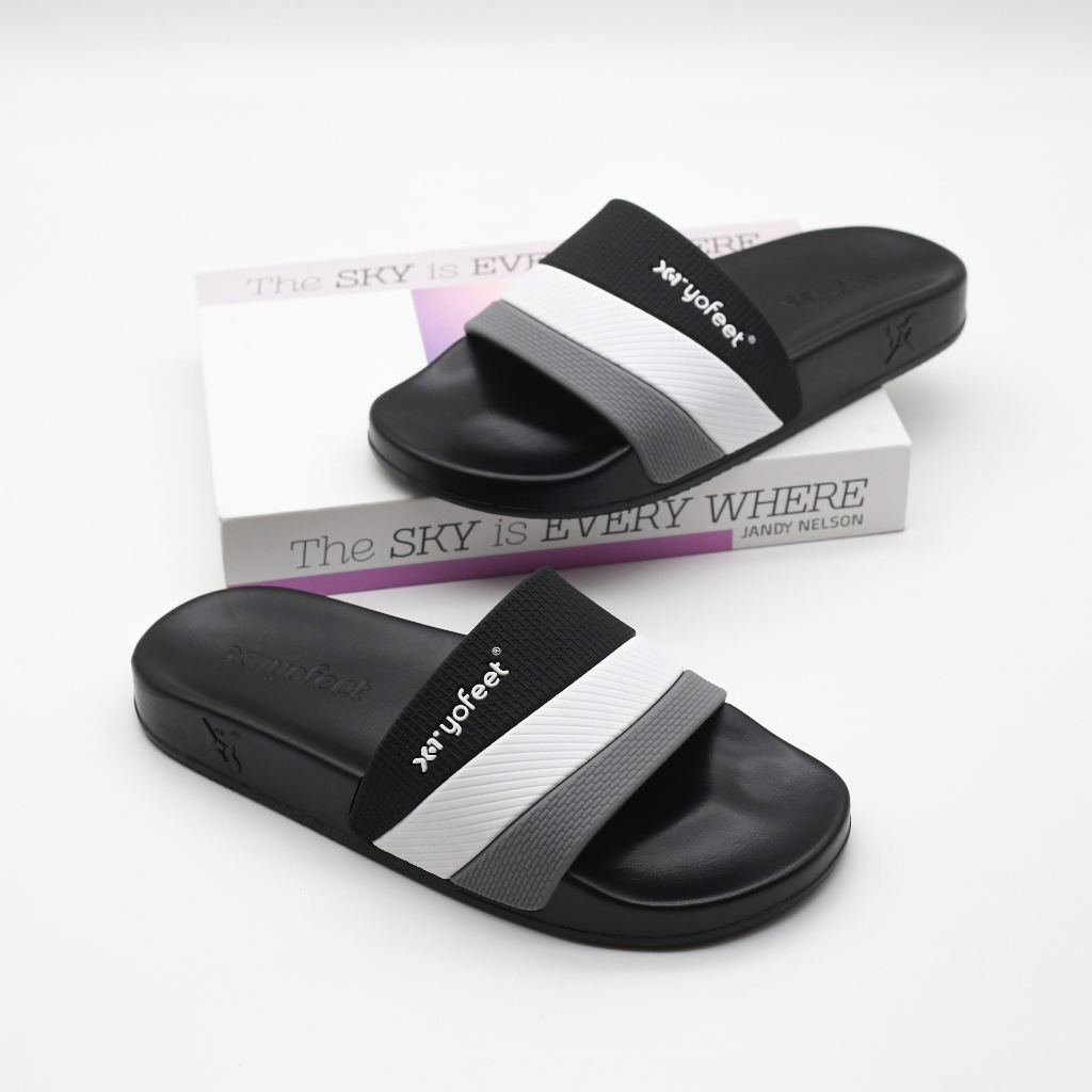 Dép nam quai ngang  thời trang YOFEET Cao Cấp - Dép nam nữ cao su siêu êm - siêu đẹp