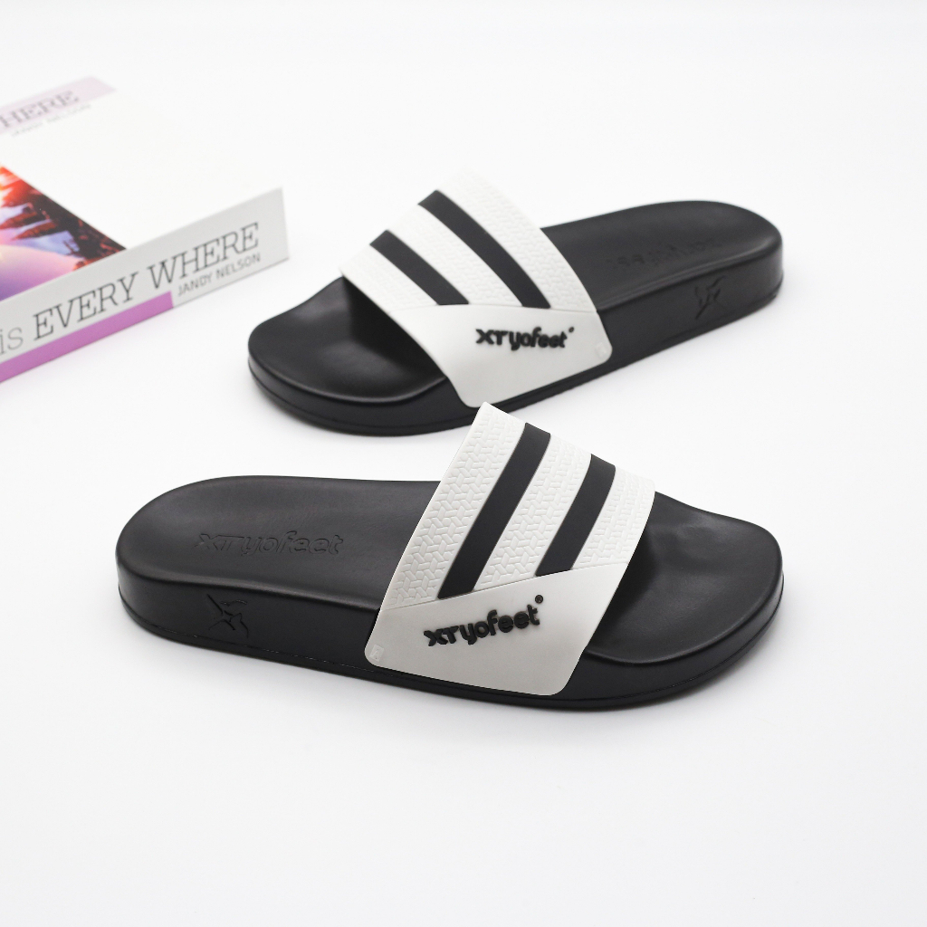 Dép nam quai ngang  thời trang YOFEET Cao Cấp - Dép nam nữ cao su siêu đẹp - trẻ trung