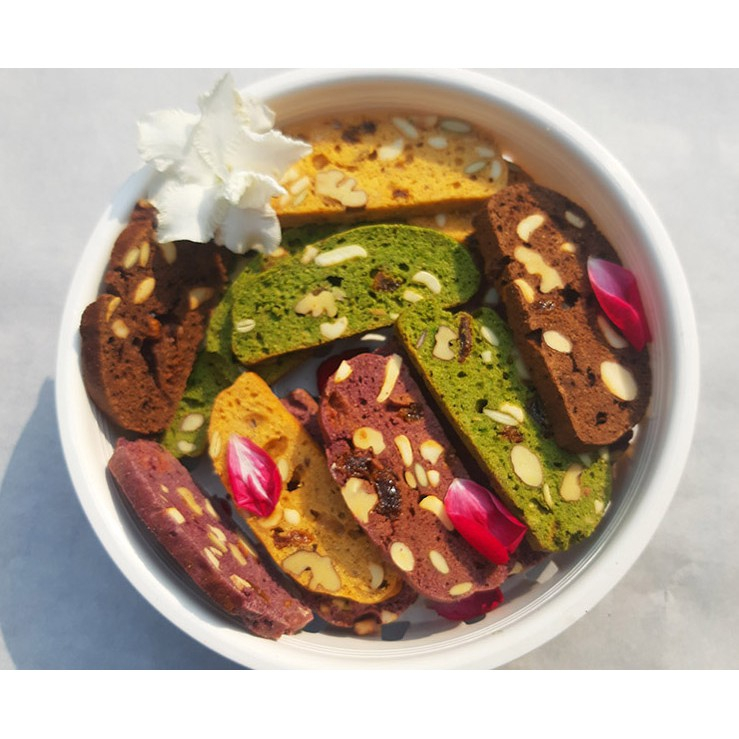 Bánh Biscotti healthy Nguyên Cám - Bánh dinh dưỡng, siêu hạt - Eat Clean.