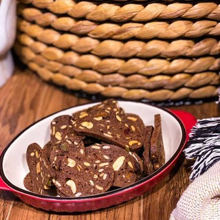 Bánh Biscotti healthy Nguyên Cám - Bánh dinh dưỡng, siêu hạt - Eat Clean.