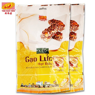 Kẹo gạo lức hạt điều Tân Huê Viên 250g