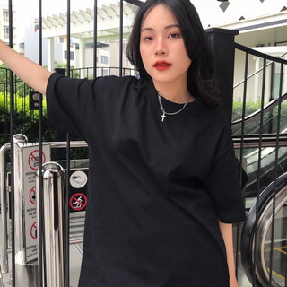 Áo thun trơn đen OMG store 100% cotton cao cấp