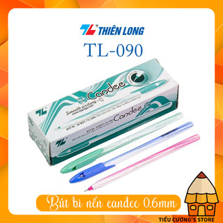 Bút bi thiên long candee tl-090 mực xanh nhỏ gọn đầu bút 0.6mm