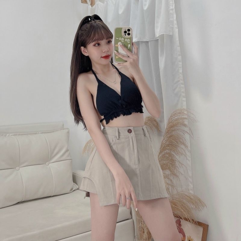 ÁO GÂN BIKI CÓ MOD CỘT DÂY XINH BIKI100