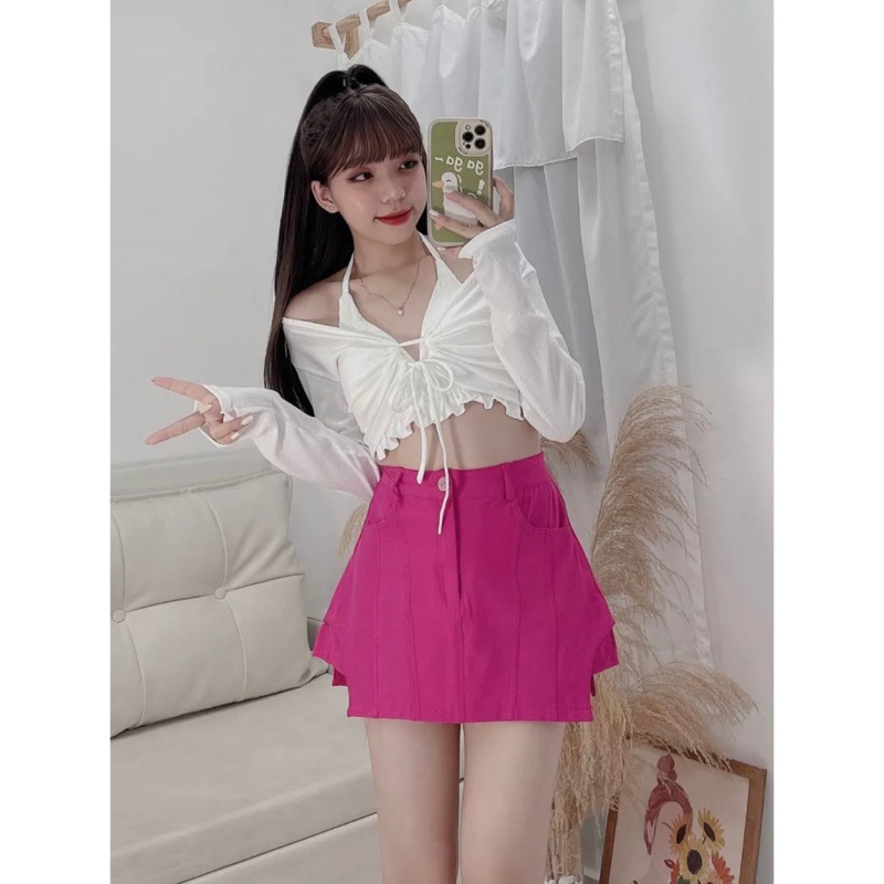 ÁO GÂN BIKI CÓ MOD CỘT DÂY XINH BIKI100