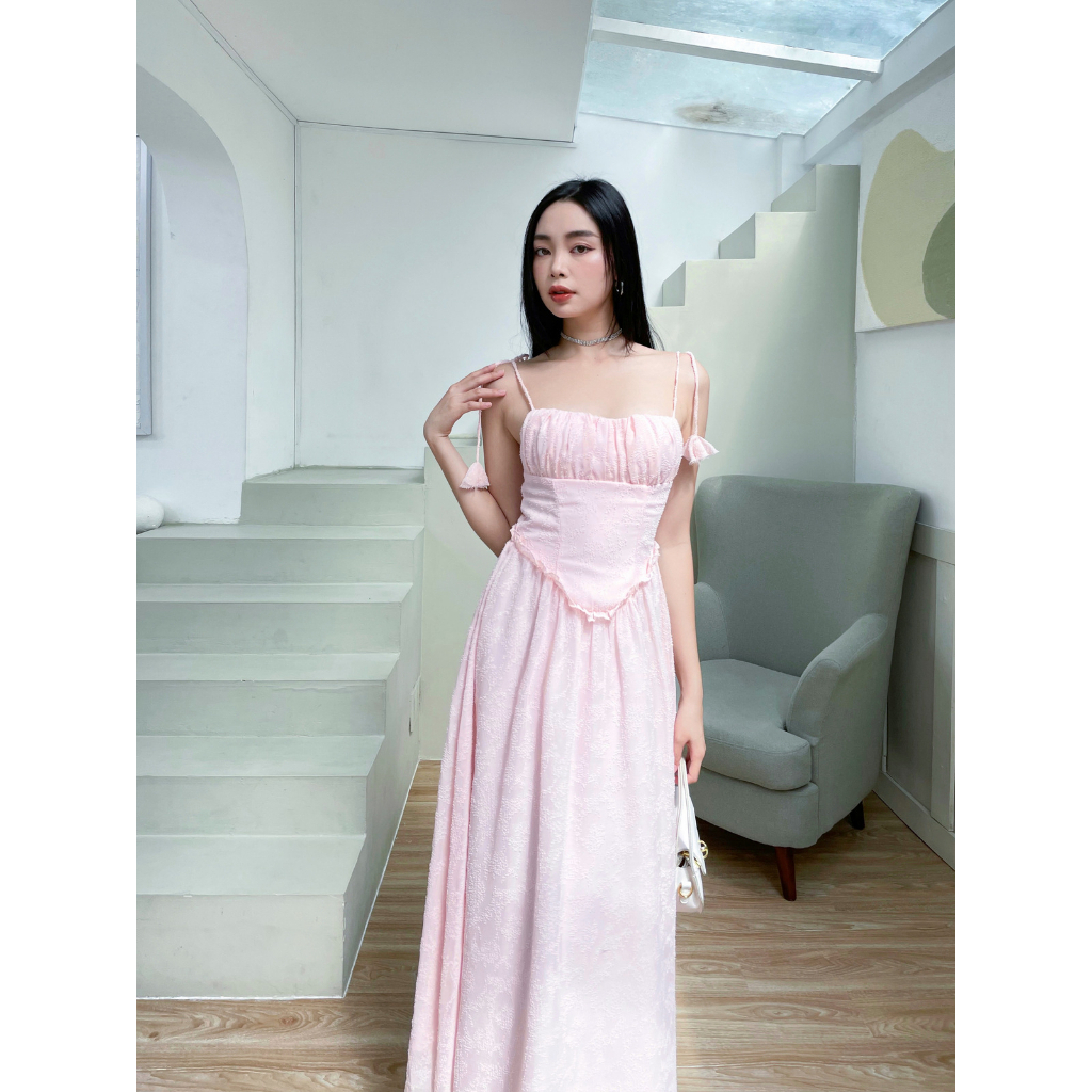 Đầm Nữ 2 Dây Maxi Nhẹ Nhàng Nữ Tính SELIN DRESS - GOÛT DE JUN