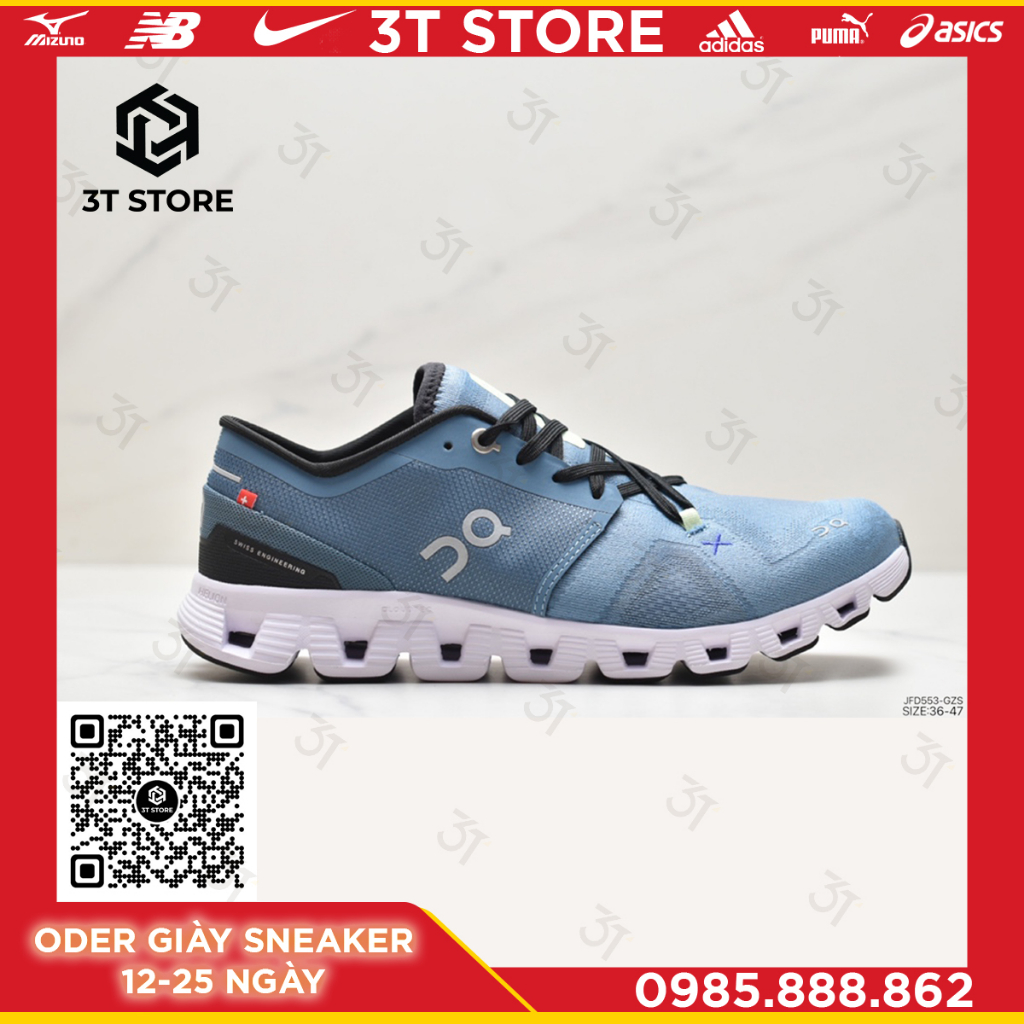 GIÀY SNEAKER MÃ SẢN PHẨM: _ON Running Cloud X Shift Low_FULL BOX_FREE SHIP TOÀN QUỐC