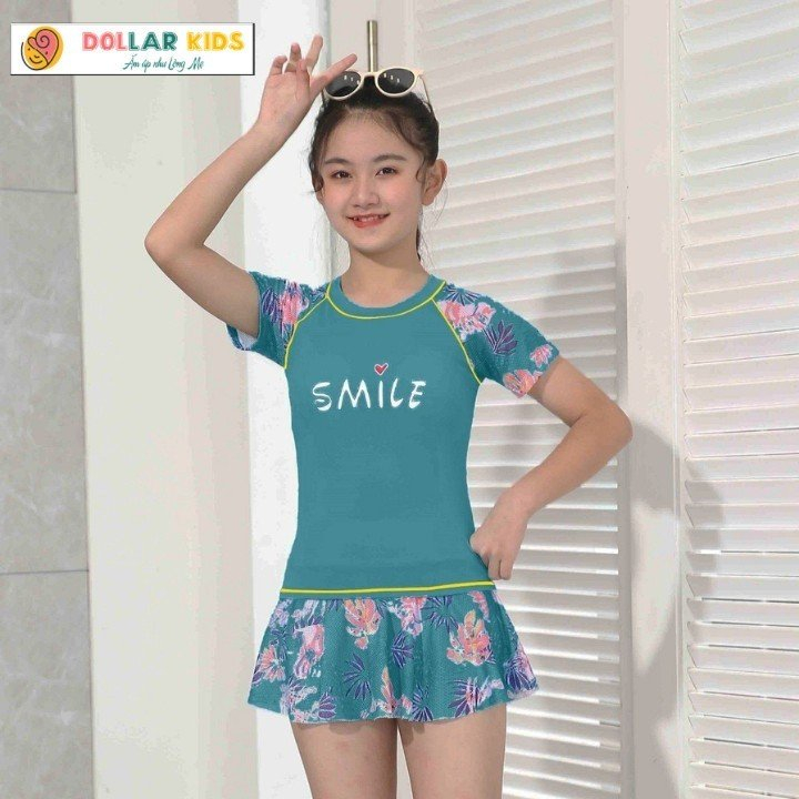 Đồ Bơi Cao Cấp Váy Smile Hãng Dollarkids Dành Cho Bé Gái